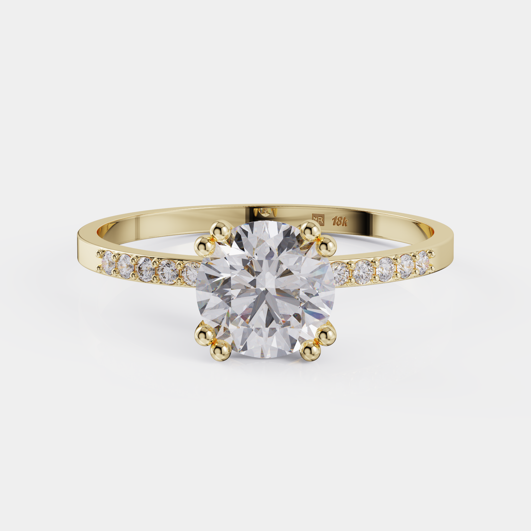 טבעת אירוסין יהלום 1 קראט - Estrella