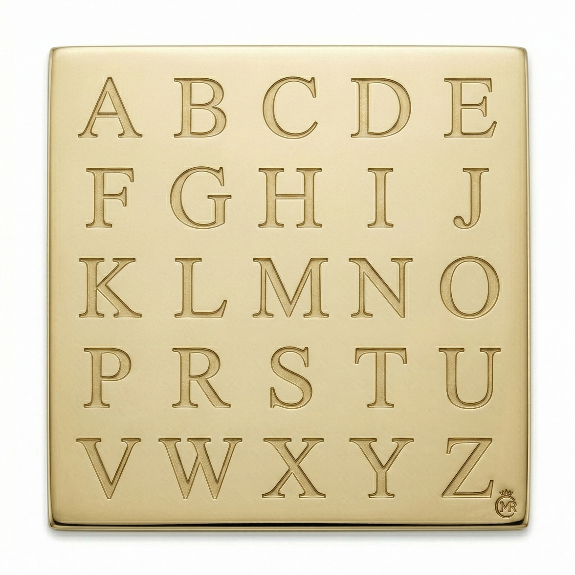 טבעת עם שם מזהב