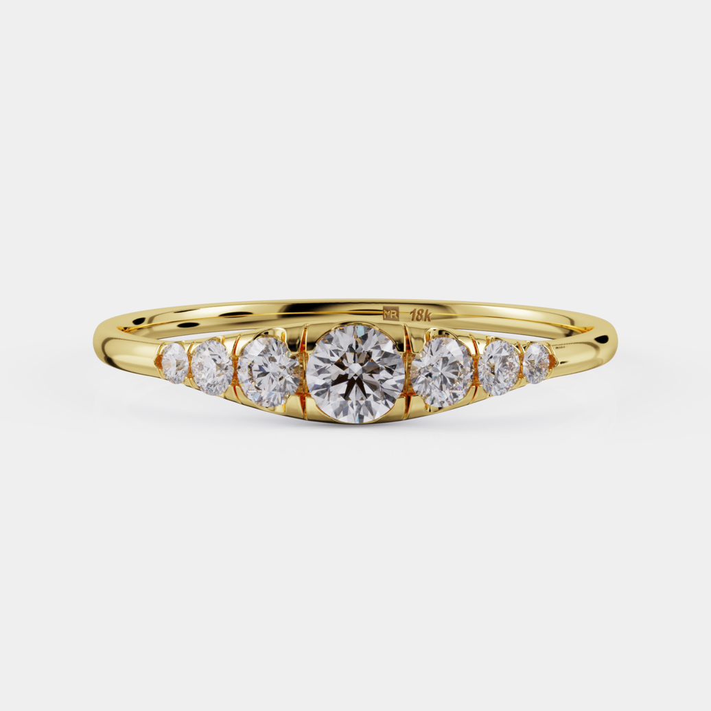 Anillo con diamante - Alma