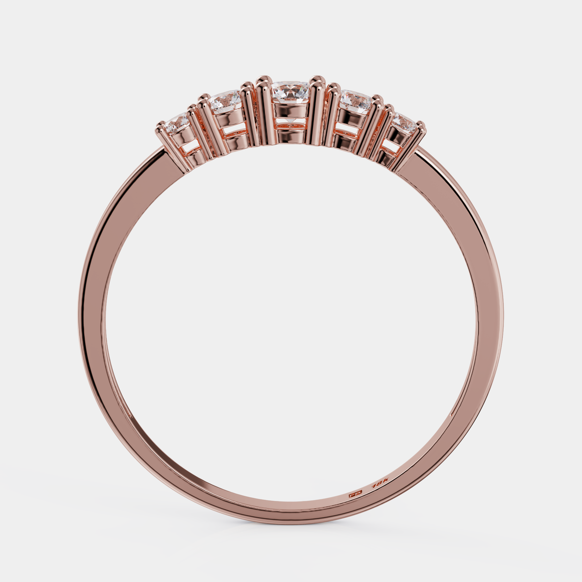 טבעת שורה יהלומים - Sendero Estelar