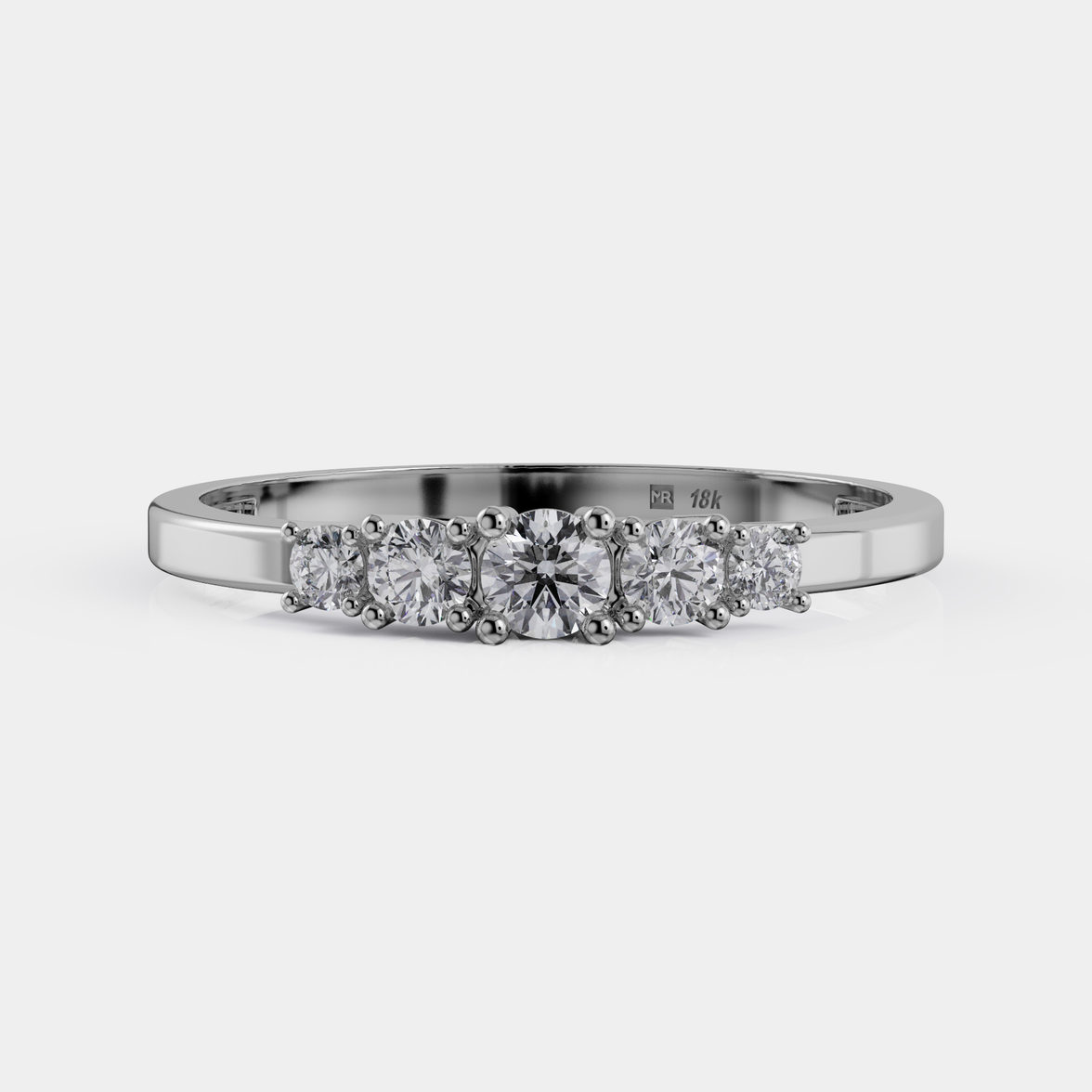 טבעת שורה יהלומים - Sendero Estelar