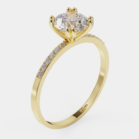 טבעת אירוסין יהלום 1 קראט  - Estrella