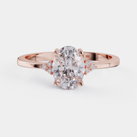 טבעת אירוסין יהלום אובל 1.25 קראט - Enigma