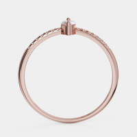 טבעת אירוסין יהלום מרקיזה - Marquise