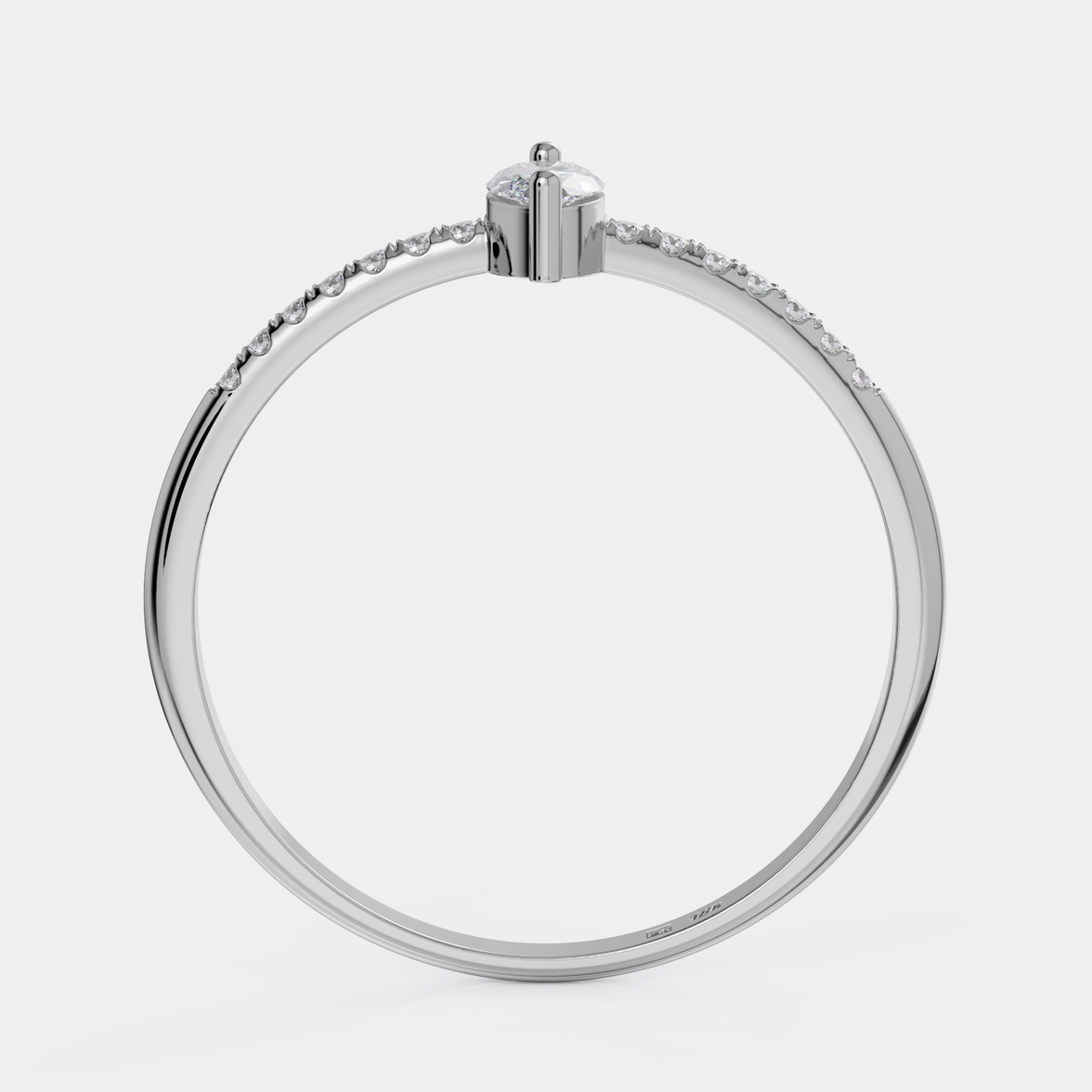 טבעת אירוסין יהלום מרקיזה - Marquise