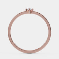 Hilo de Oro - Anillo con Diamante