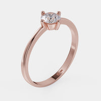 Anillo de Compromiso Solitario - Rocio