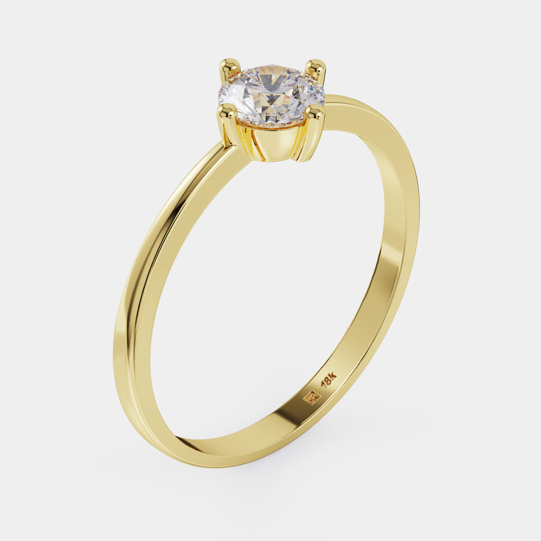 Anillo de Compromiso Solitario - Rocio