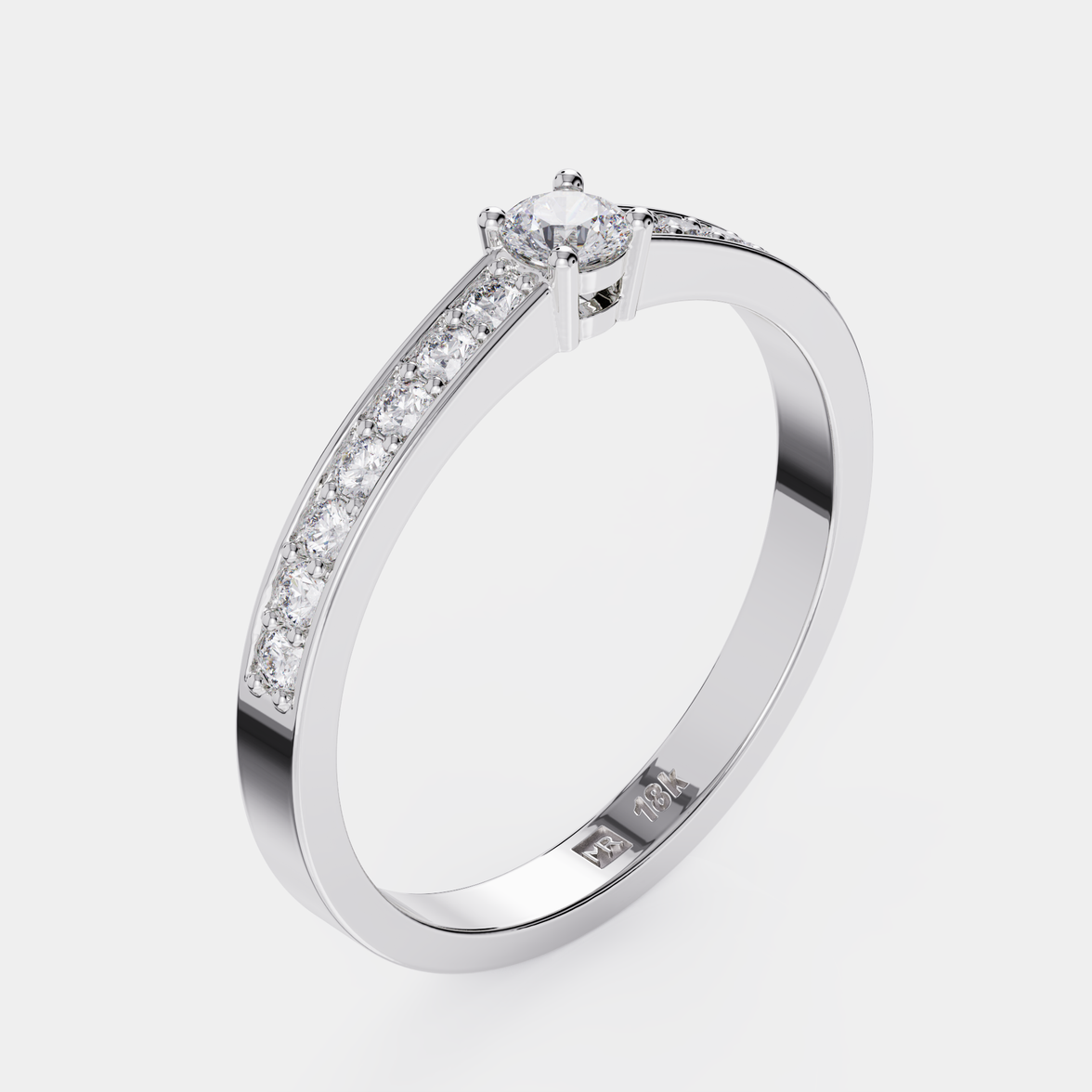 טבעות אירוסין יהלום  - Eterno