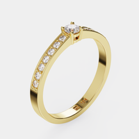 טבעות אירוסין יהלום  - Eterno