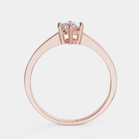 טבעת אירוסין יהלום סוליטר  - Puro Anhelo