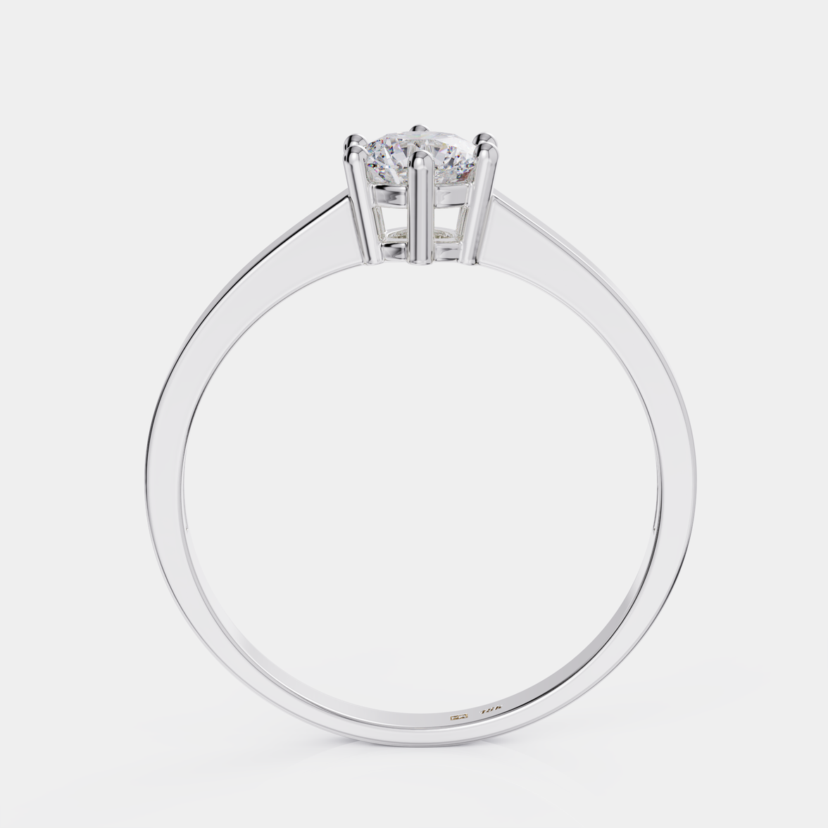 טבעת אירוסין יהלום סוליטר  - Puro Anhelo