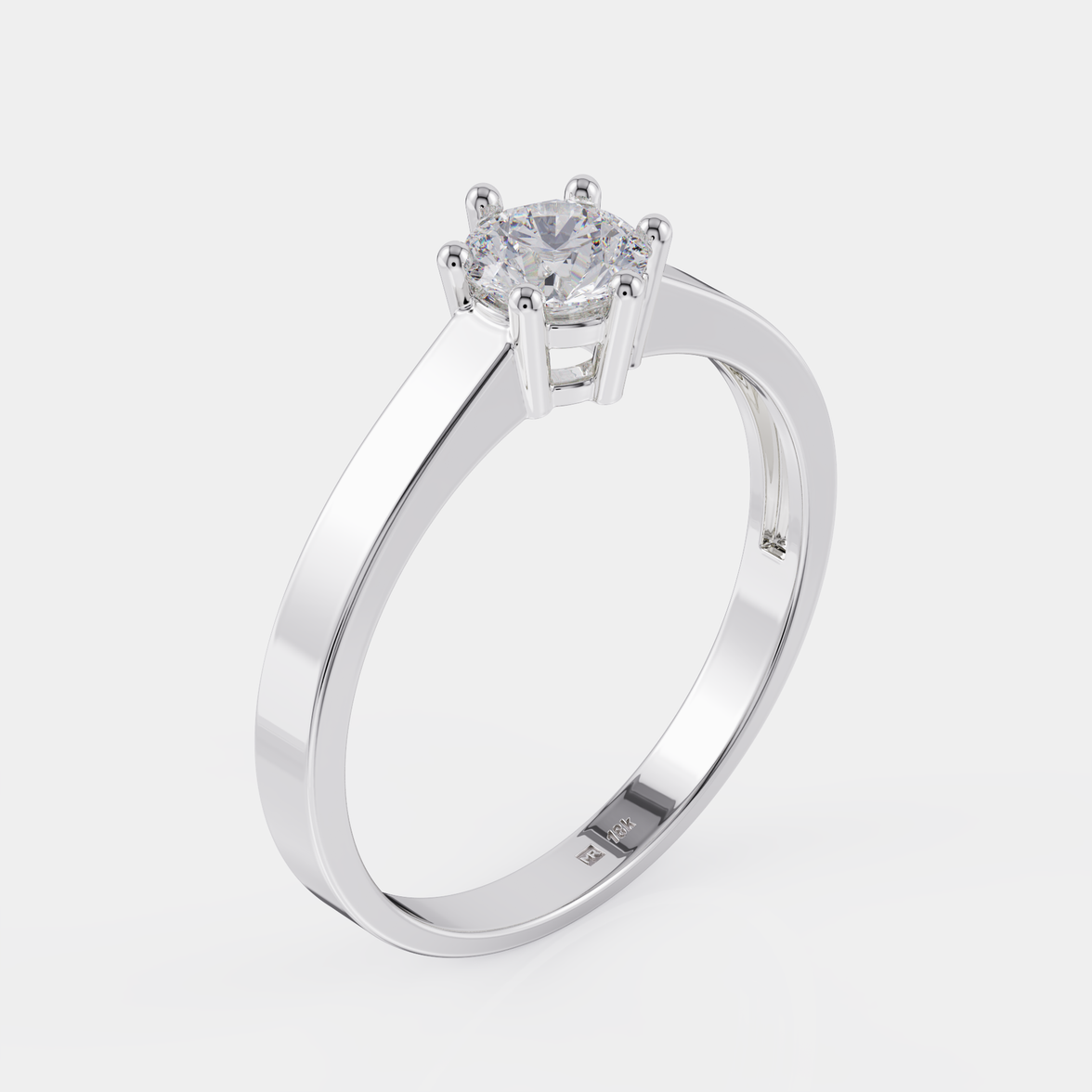 טבעת אירוסין יהלום סוליטר  - Puro Anhelo