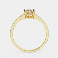 טבעת אירוסין יהלום סוליטר  - Puro Anhelo